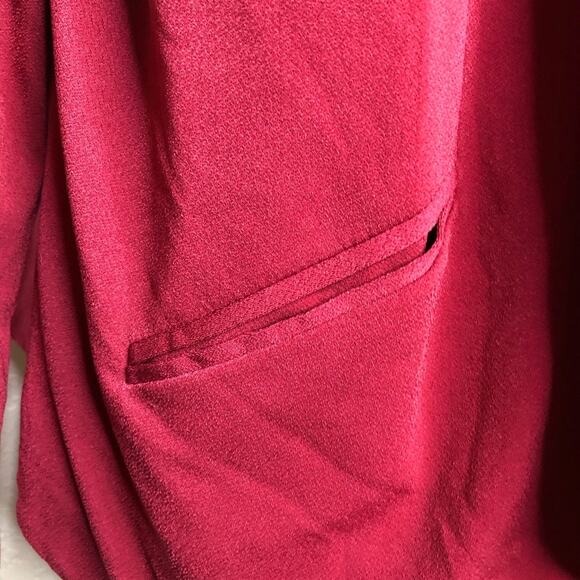Torrid raspberry pink red open front blazer size 2 or 2X - Picture 4 of 12